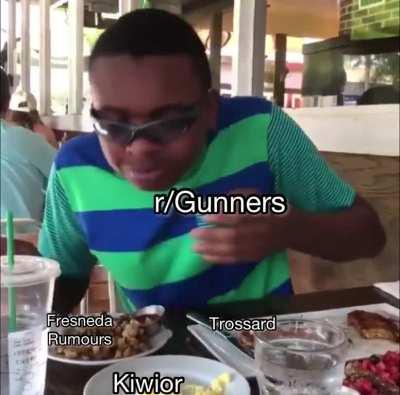 r/Gunners after Edu went to the kitchen and whipped up some gourmet meals