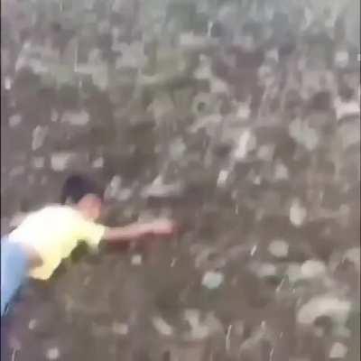 WCGW when riding a drill