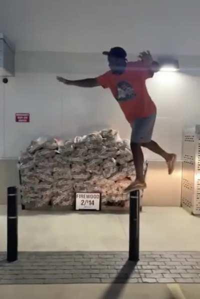 WCGW jumping on poles