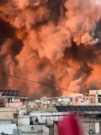 Israel is Carpet bombing Beirut, Lebanon 