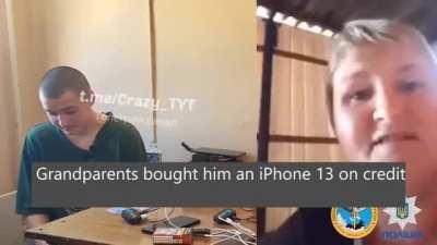 Russian mom worries about her captured son's IPhone 13 much more than about her son