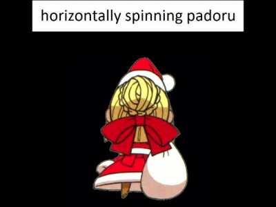 Horizontally Padoru spinning
