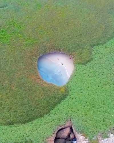 🔥 Hidden beach in Marietas Islands, Mexico