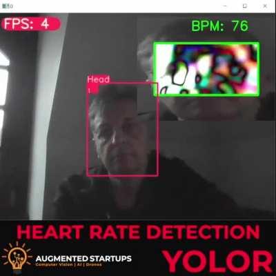 [PROJECT]Heart Rate Detection using Eulerian Magnification