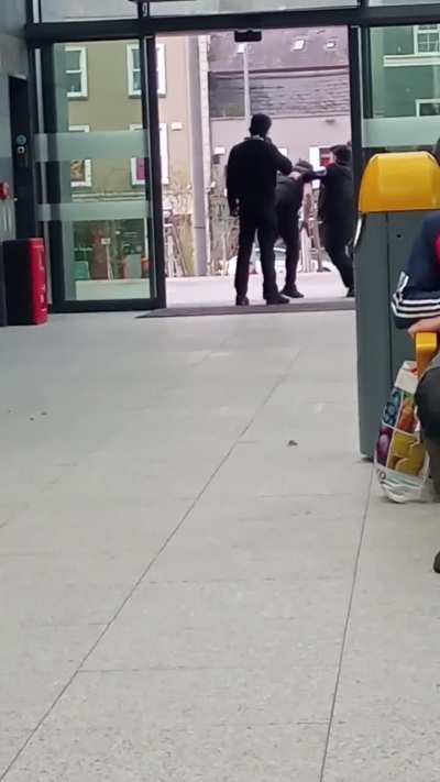 Train Station fight, Limerick,Ireland.