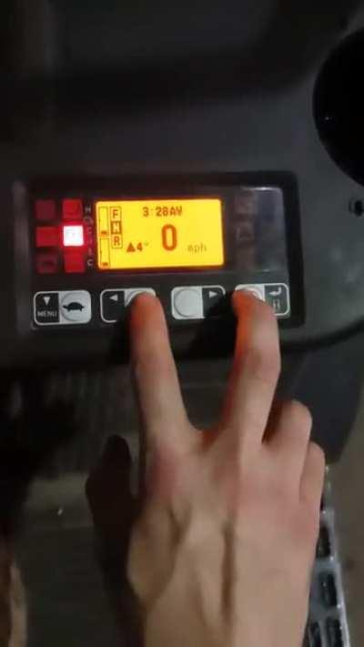 Toyota forklift terribly slow? Not for long! Setting 8 is about 12 mph. I don't know about the other ones because who cares about anything other than warp speed. Be careful though because they overheat easily given vehicle weight.