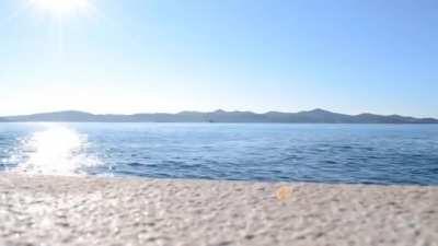 The Zadar sea organ, designed by architect Nikola Basic and opened in April 2005, the Sea Organ captures the movement of the waves and transforms it into music. It's an odd, mournful sound that somehow evokes sea, wind and sky.