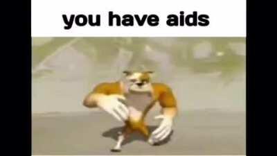 nooo dog dont give me HIV