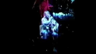 Kurt Cobain of Nirvana stopping a sexual assault at a concert, then the band shames the guy who sexually assaulted the woman in front of thousands of people.