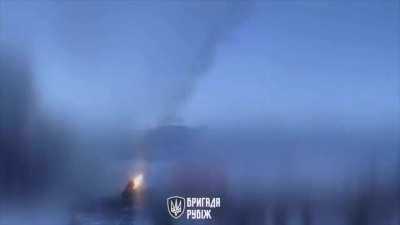 🔥 Destruction of the russian MT-LB and BMP-2 by the coope...