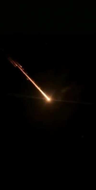 Meteor disintegrating