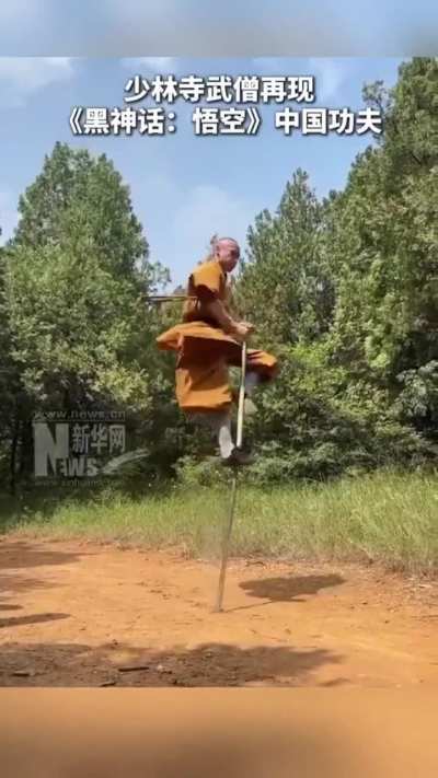 Shaolin Monks Reenact Wukong's Moves