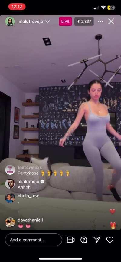 Malu Trevejo Ig Live