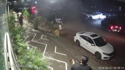 CCTV Footage of Islamabad Restaurant Shooting Incident