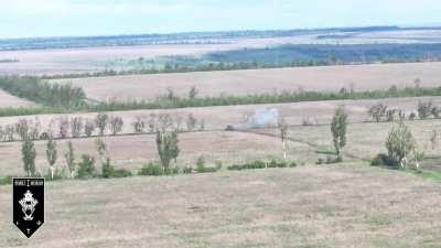 Russian assault was repelled by operators of the 1st Assault Battalion of the 92nd Assault Brigade. Bakhmut Sector.
