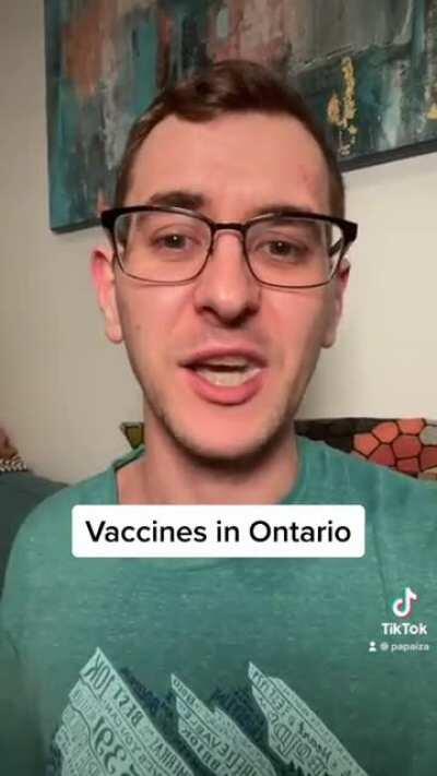 Getting the vaccine in Ontario