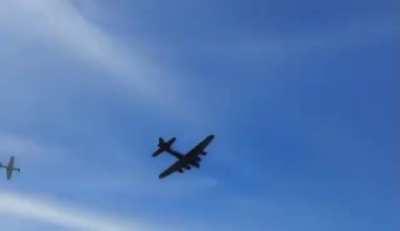 Plane crashes into B17 Texas Raider at Dallas, TX airshow