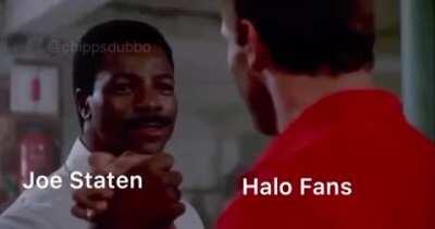 Every halo fan when they heard Joe Staten is back with Halo