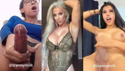 BabeCock Cumshot Lingerie Trans Porn GIF by badbilli