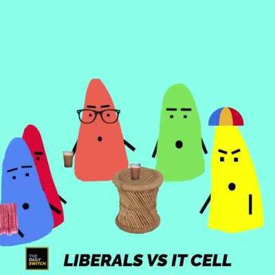 Every debate with liberals ever. #Liberals #BJPITCell