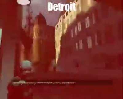 Detroit (/dɪˈtrɔɪt/, locally also /ˈdiːtrɔɪt/, French: Détroit, lit. 'strait')[7] is the largest and most-populous city in the U.S. state of Michigan, the largest U.S. city on the United States–Canada border, and the seat of Wayne County.