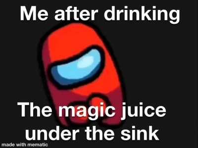 Magic juuce under sink😆😆