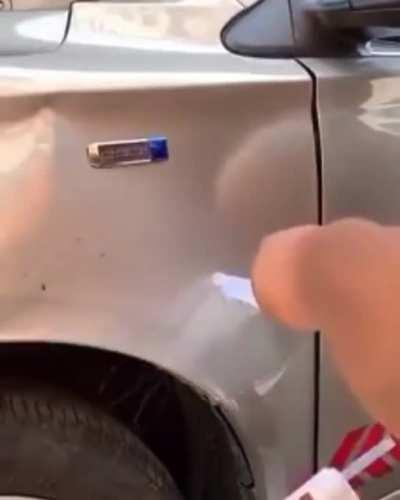 To remove dent