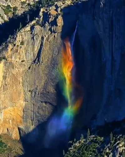 rainbow waterfall