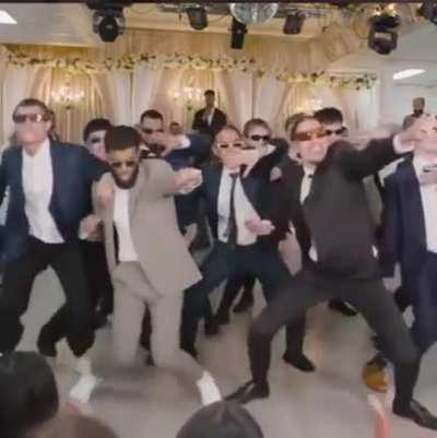 Norwegian brothers dance to a popular Indian song at a wedding