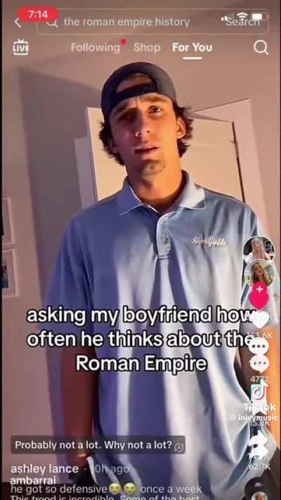 The “Roman empire” trend