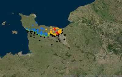 Time-lapse of Allied Armies landing at Normandy and the 87 days that followed