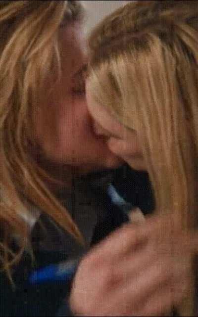 Chloe Grace Moretz &amp;amp; Marine Ireland making out, waiting for you to join them