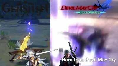 For those who don't know, Razor's moveset is based off Deadweight Nero from Devil May Cry