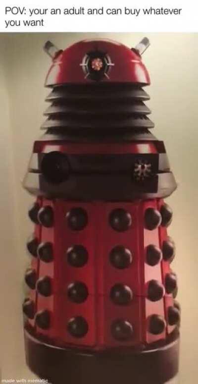 Yes that is a life size dalek