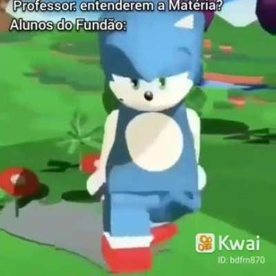 Proferssor: entenderem a Materia? Alunos do fundão: