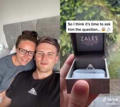 Imagine thinking he’s gonna propose