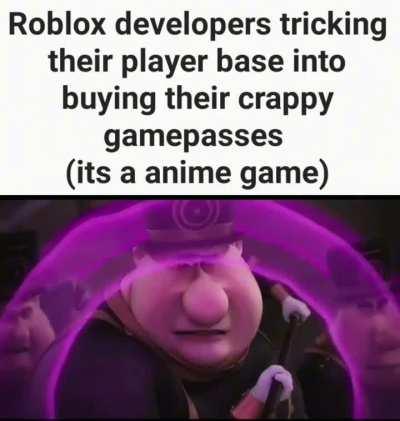 Roblox players when they see a anime game