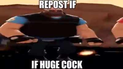 Repost if huge cock