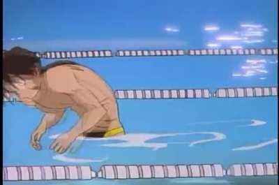 weirdest swim in anime