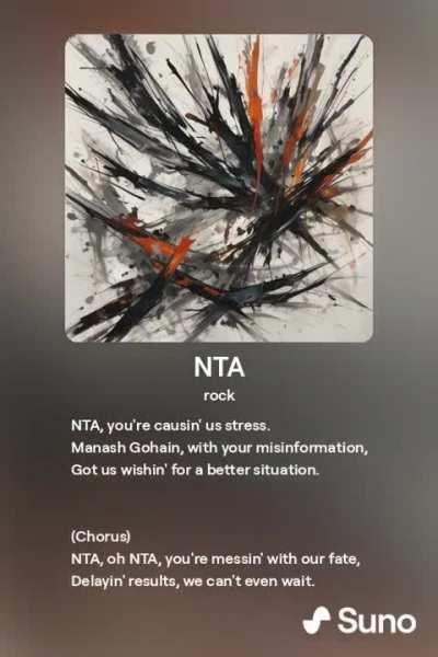 A tribute to NTA