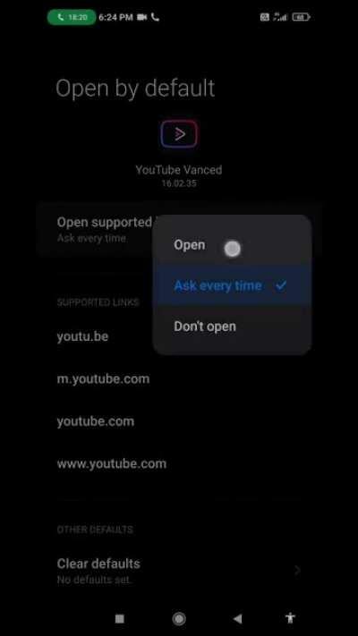 [Other] Found a fix for opening links within vanced. MIUI 12