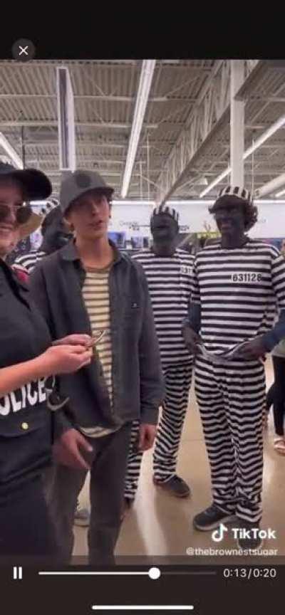 MAGA Nazis in Utah wearing black face