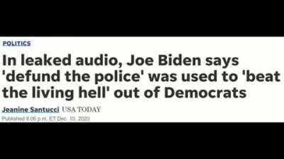 &quot;Biden is our savior. He will defeat the radical fascist worst president trump and save the world.&quot;