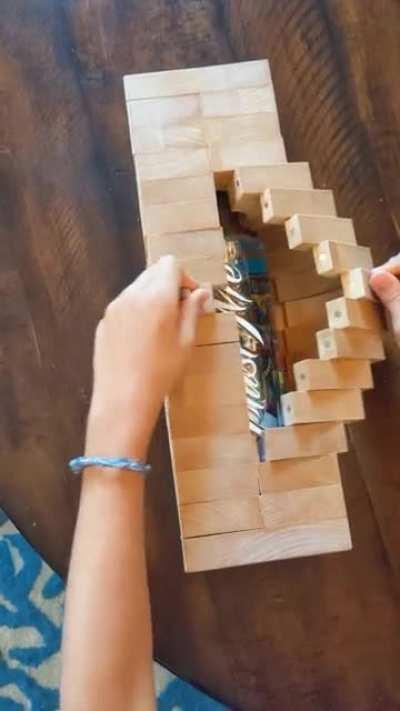 This satisfying vodka box. Very unique.