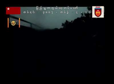 People's Defense Force does a Rainy Evening Drive-by on a Myanmar Police/Pyusawhti Checkpoint in Bilin Township, Mon State. 8 Junta casualties, but 1 female civilian injured (August 12th)