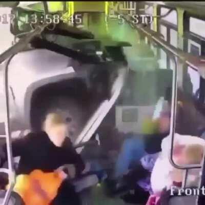 HMFT after a car crashes a subway