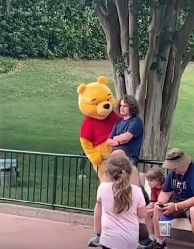 Winnie the Pooh scaring someone