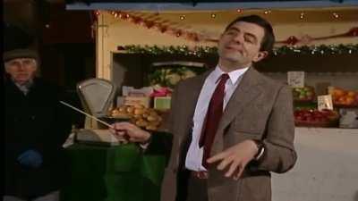 Mr. Bean (Rowan Atkinson) conducts a Salvation Army band, while also adding a little jazz to the brass. From the 1992 television special 