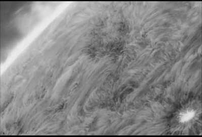 I capturedthe sun's surface with a telescope and a halpha filter from my backyard (high res in comments)