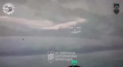 FPV pilots of the Ukrainian 3rd Assault Brigade attack a Russian 2S4 